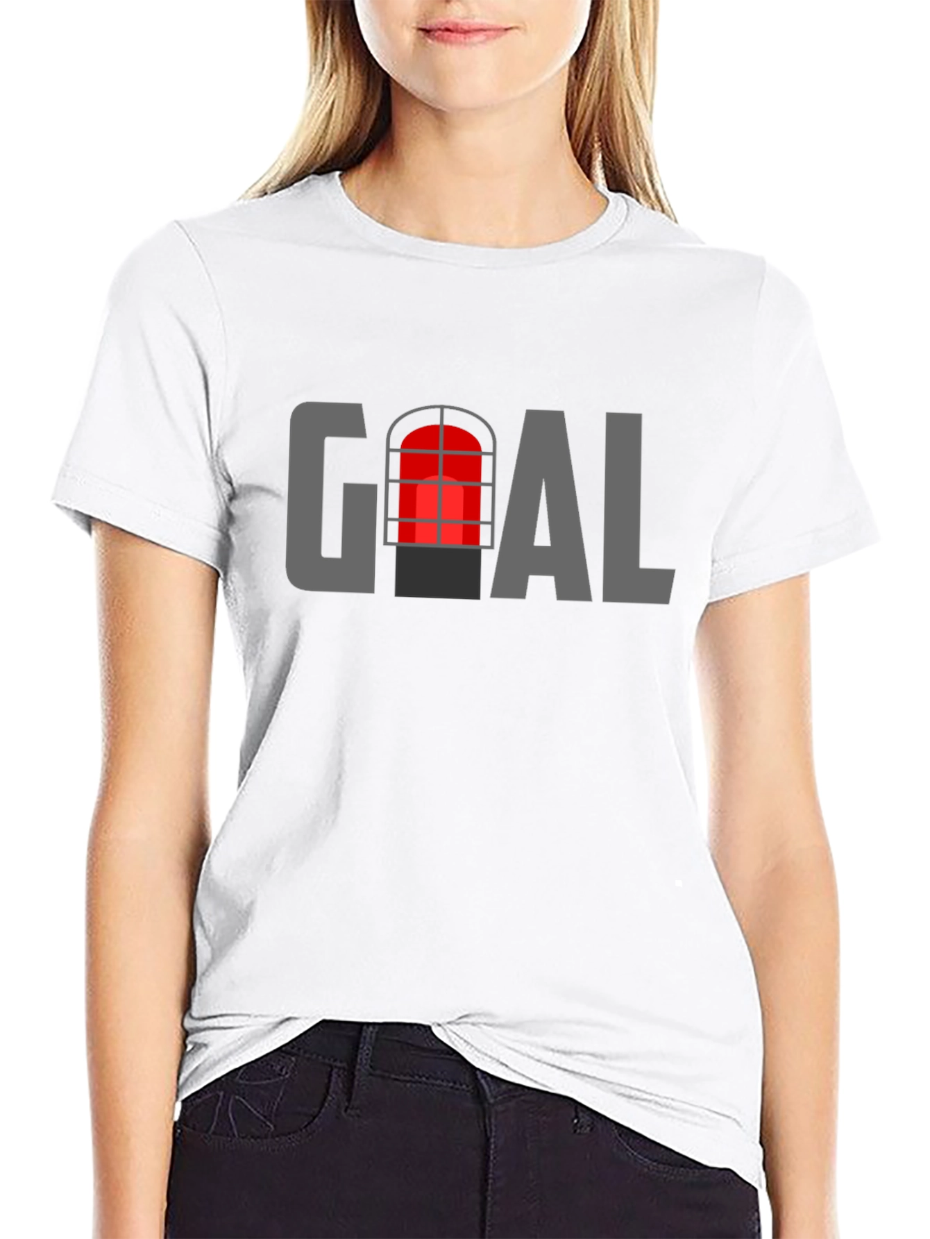 Goal T-Shirt - Unique Window Graphic Tee