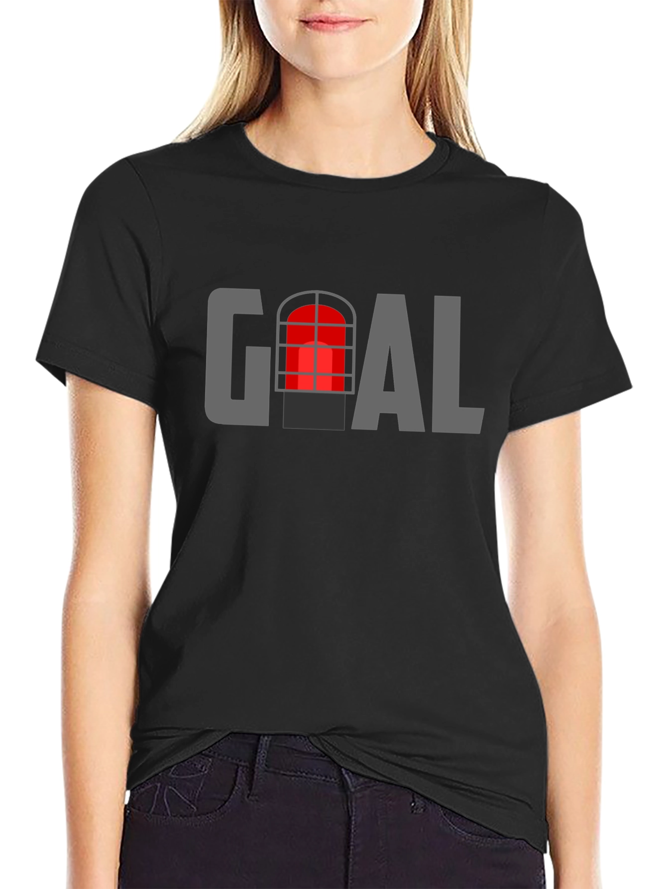 Goal T-Shirt - Unique Window Graphic Tee