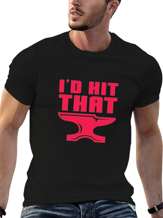 Id Hit That Anvil T-Shirt - Black