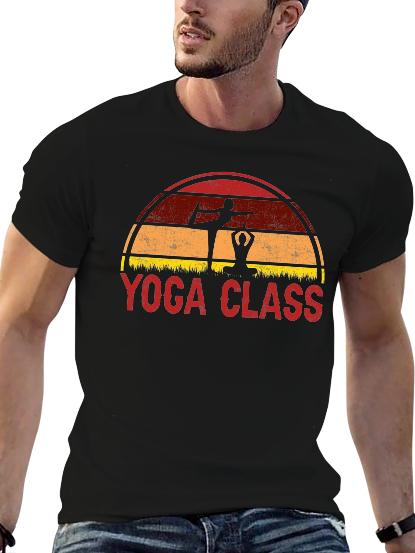 Yoga Class Graphic T-Shirt