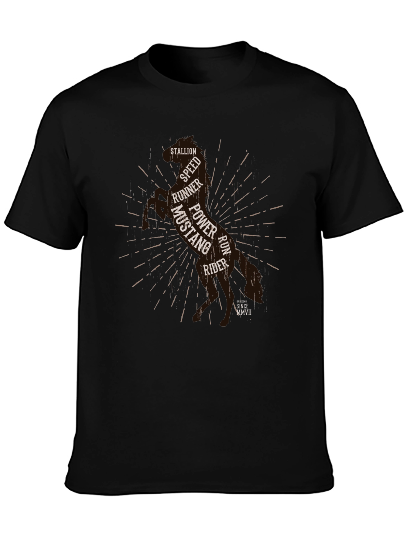 Stallion Graphic Tee - Power Speed & Style