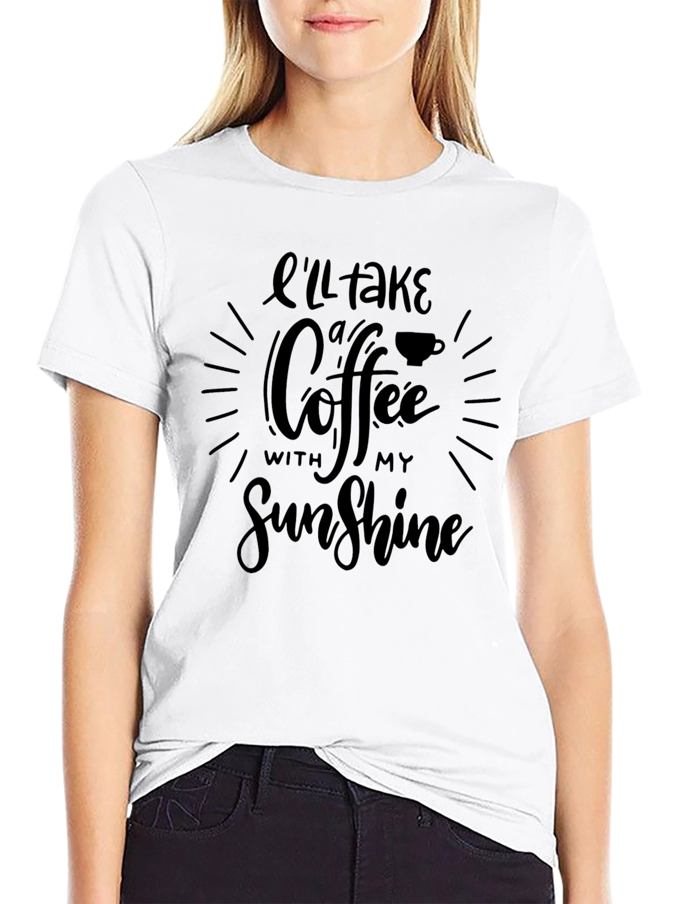 Coffee With My Sunshine Graphic T-Shirt