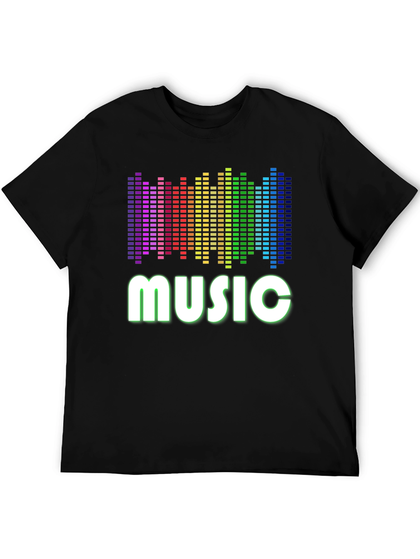 Music Spectrum Graphic T-Shirt - Soft Cotton Tee