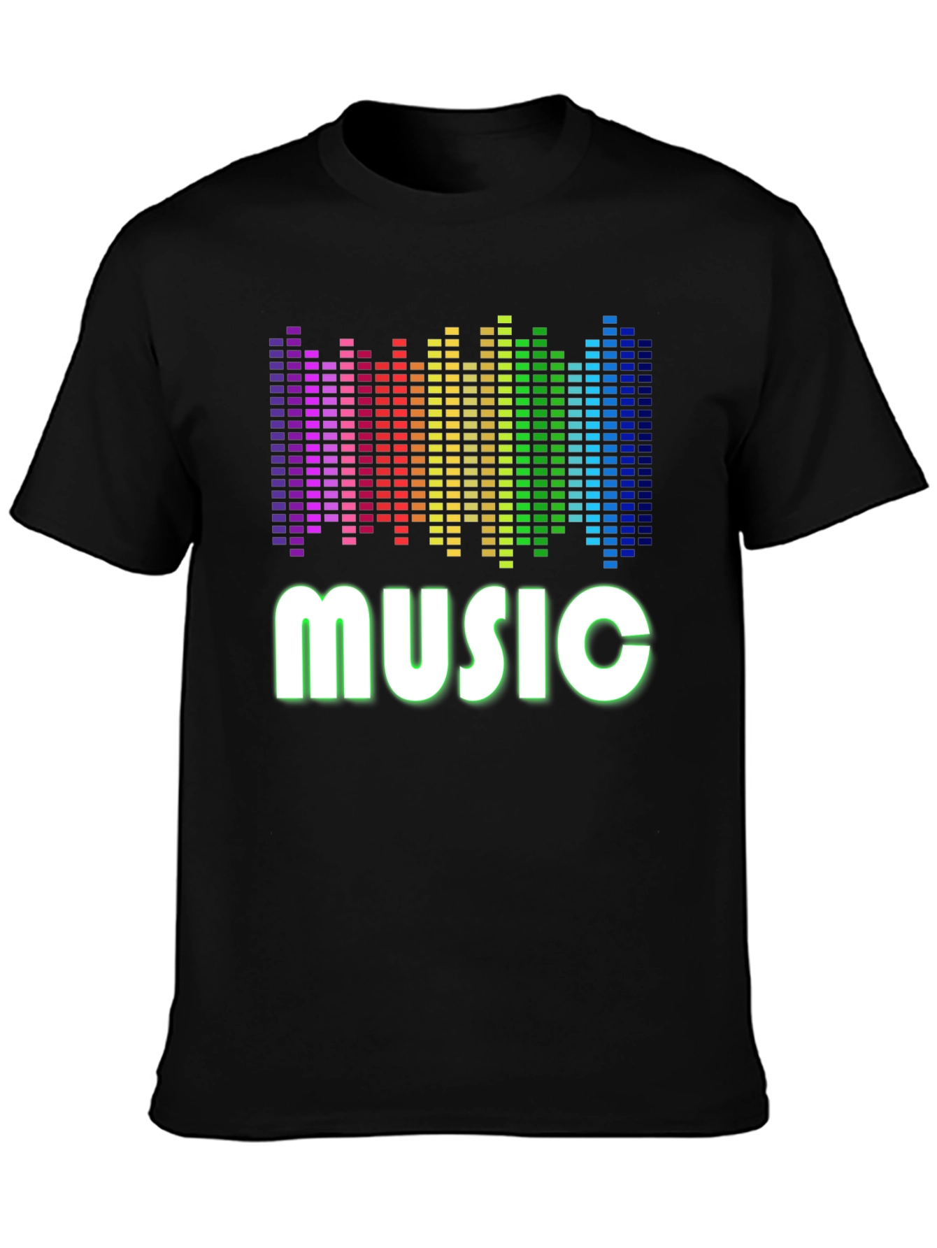 Music Spectrum Graphic T-Shirt - Soft Cotton Tee