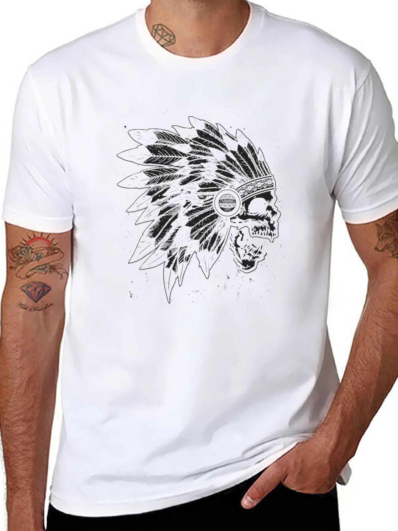Skull Chief Black T-Shirt
