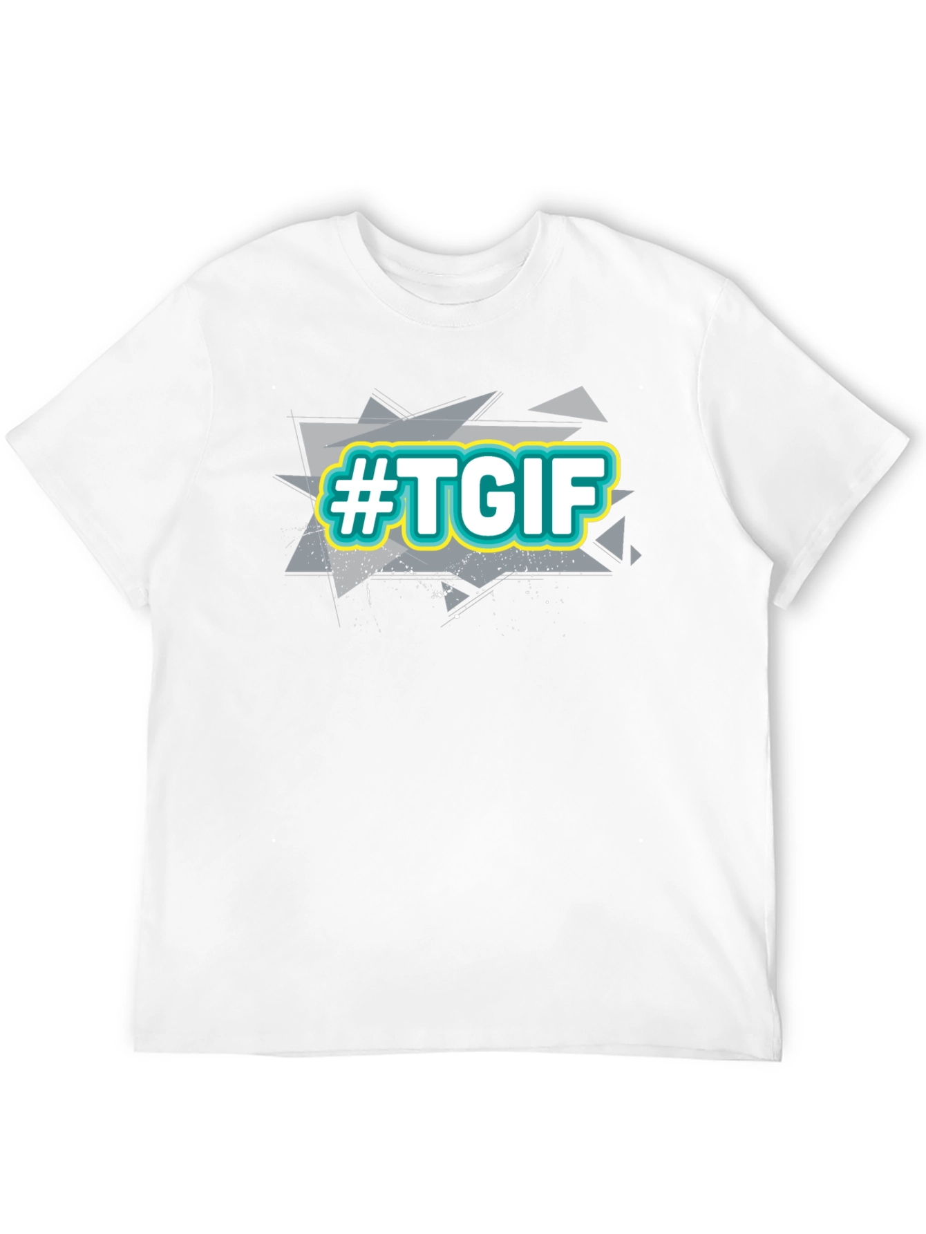 #TGIF Black Crew Neck T-Shirt