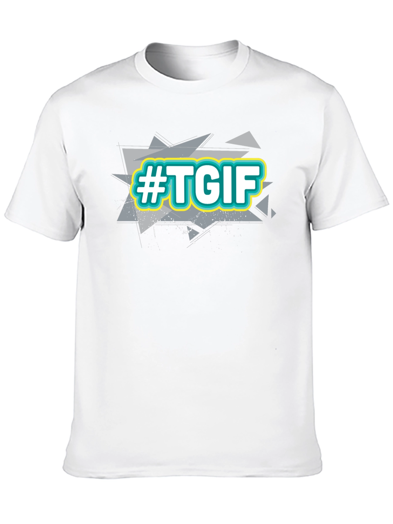 #TGIF Black Crew Neck T-Shirt