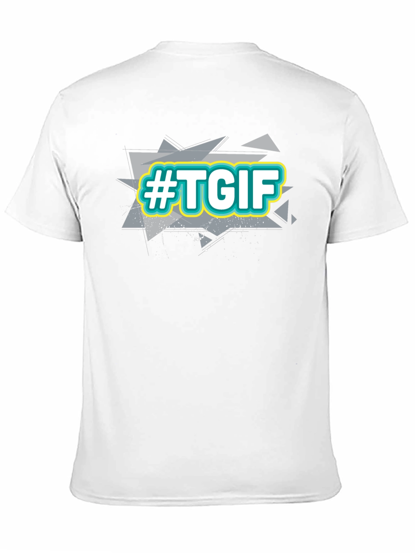 #TGIF Black Crew Neck T-Shirt