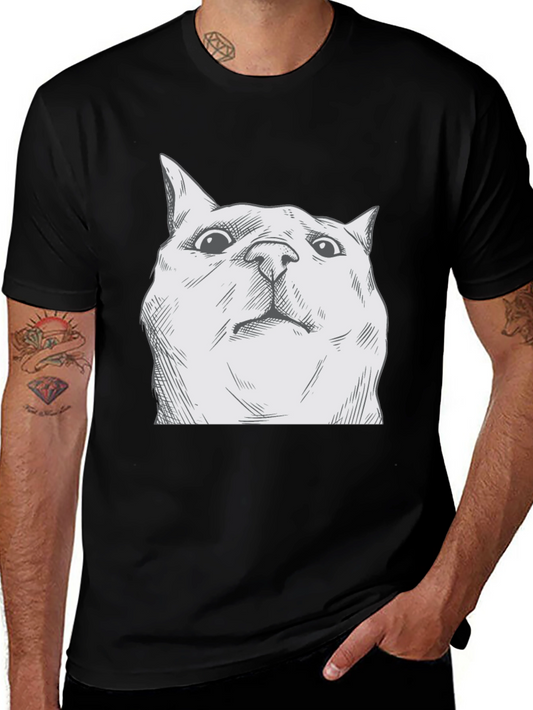 Cat Meme T-Shirt - Funny Graphic Tee for Cat Lovers
