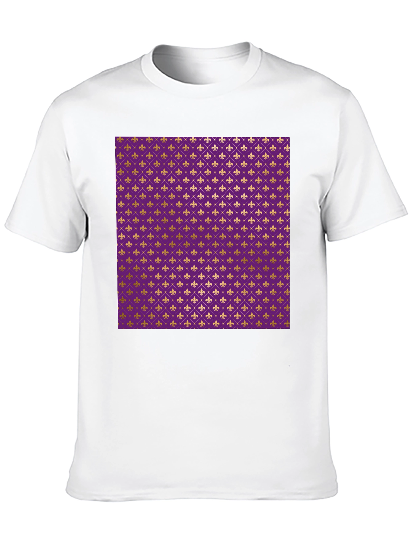 Fleur-de-lis Pattern T-Shirt