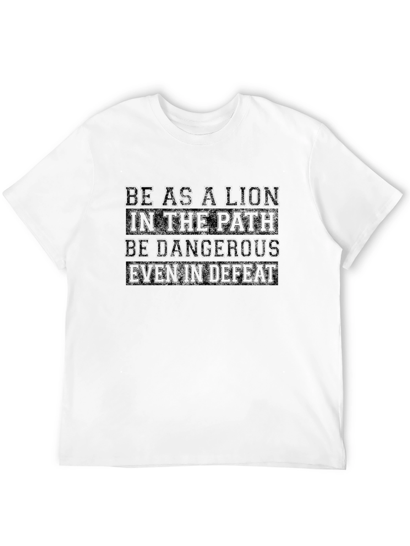 Lions Path Graphic Tee - Be Dangerous in Defeat
