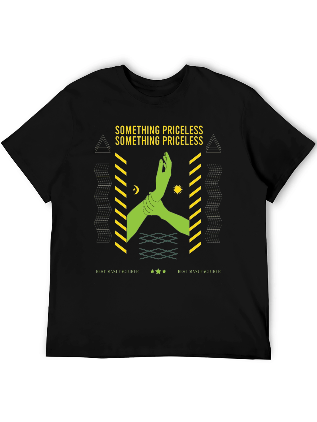 Priceless Graphic Tee - Stylish Black Cotton T-Shirt