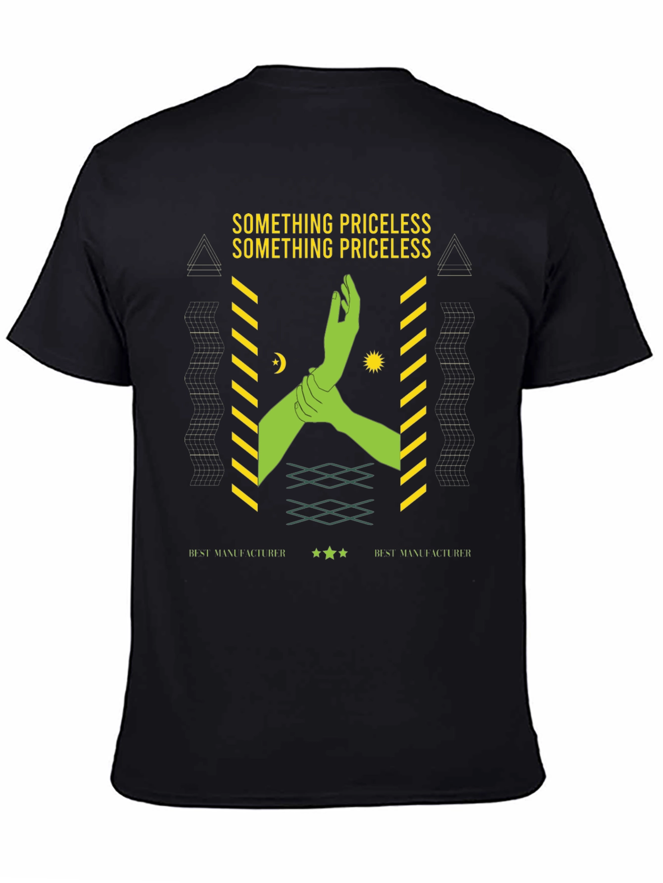 Priceless Graphic Tee - Stylish Black Cotton T-Shirt