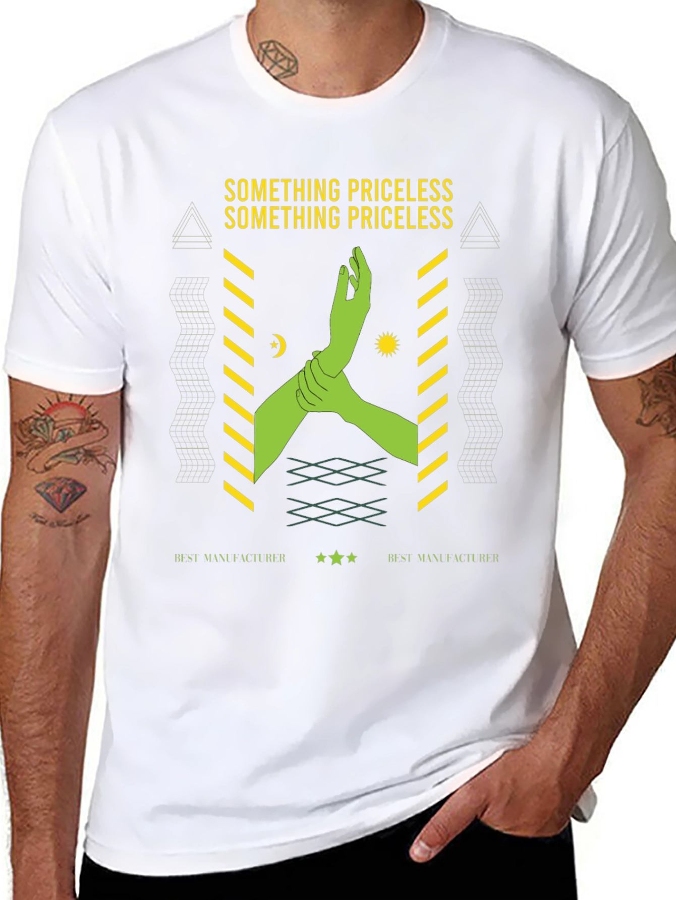 Priceless Graphic Tee - Stylish Black Cotton T-Shirt