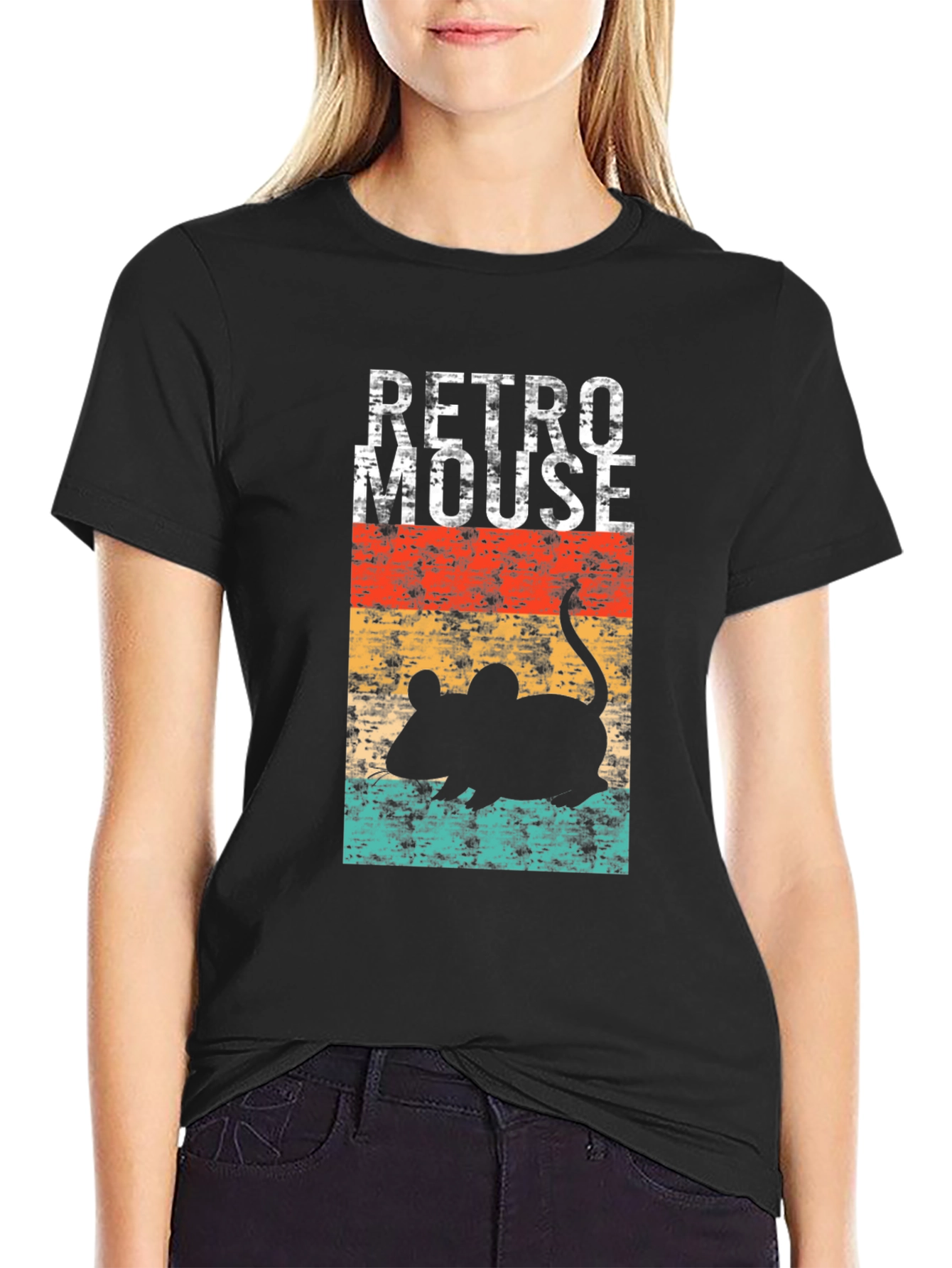 Retro Mouse Graphic T-Shirt