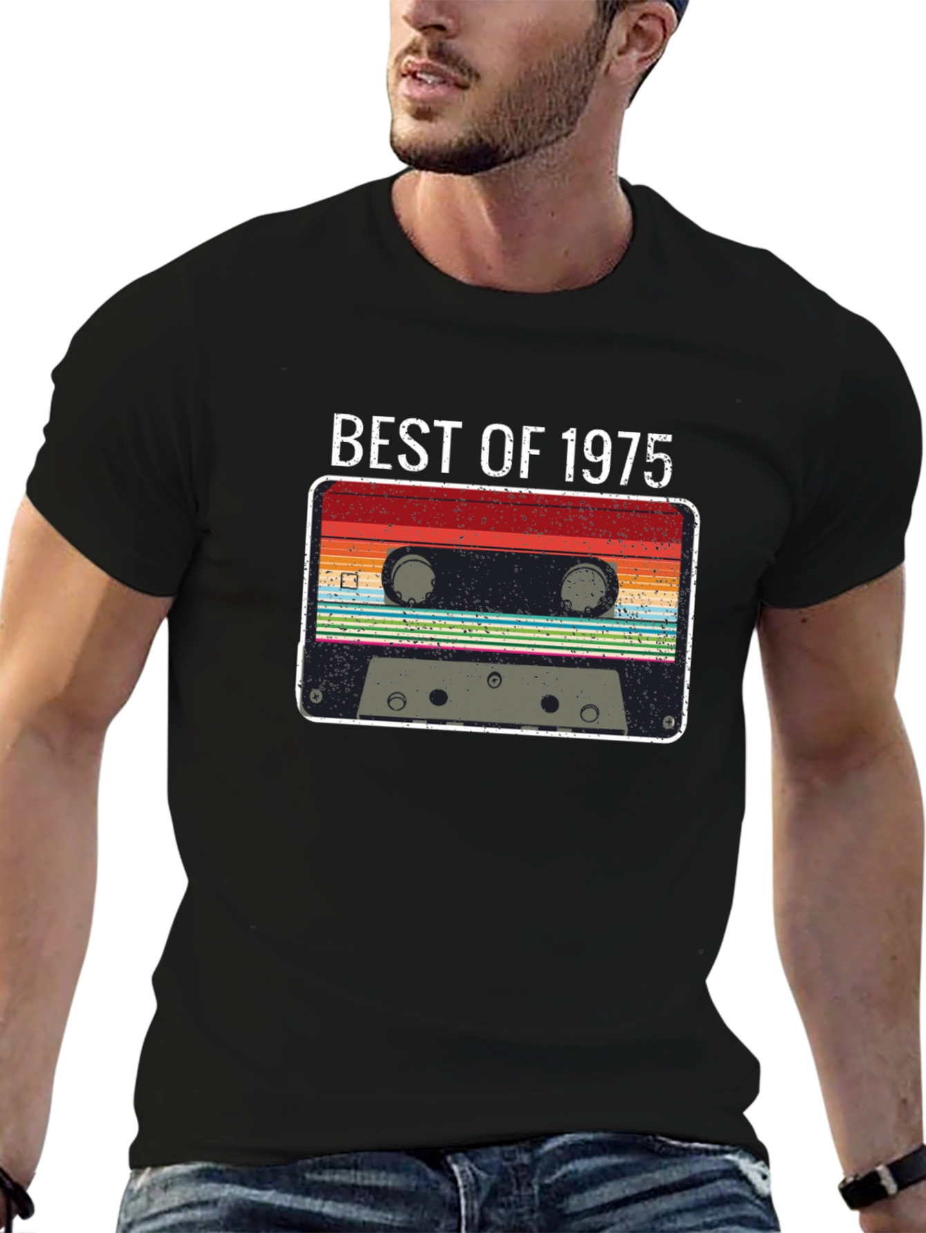 Best of 1975 Cassette Tape Graphic T-Shirt