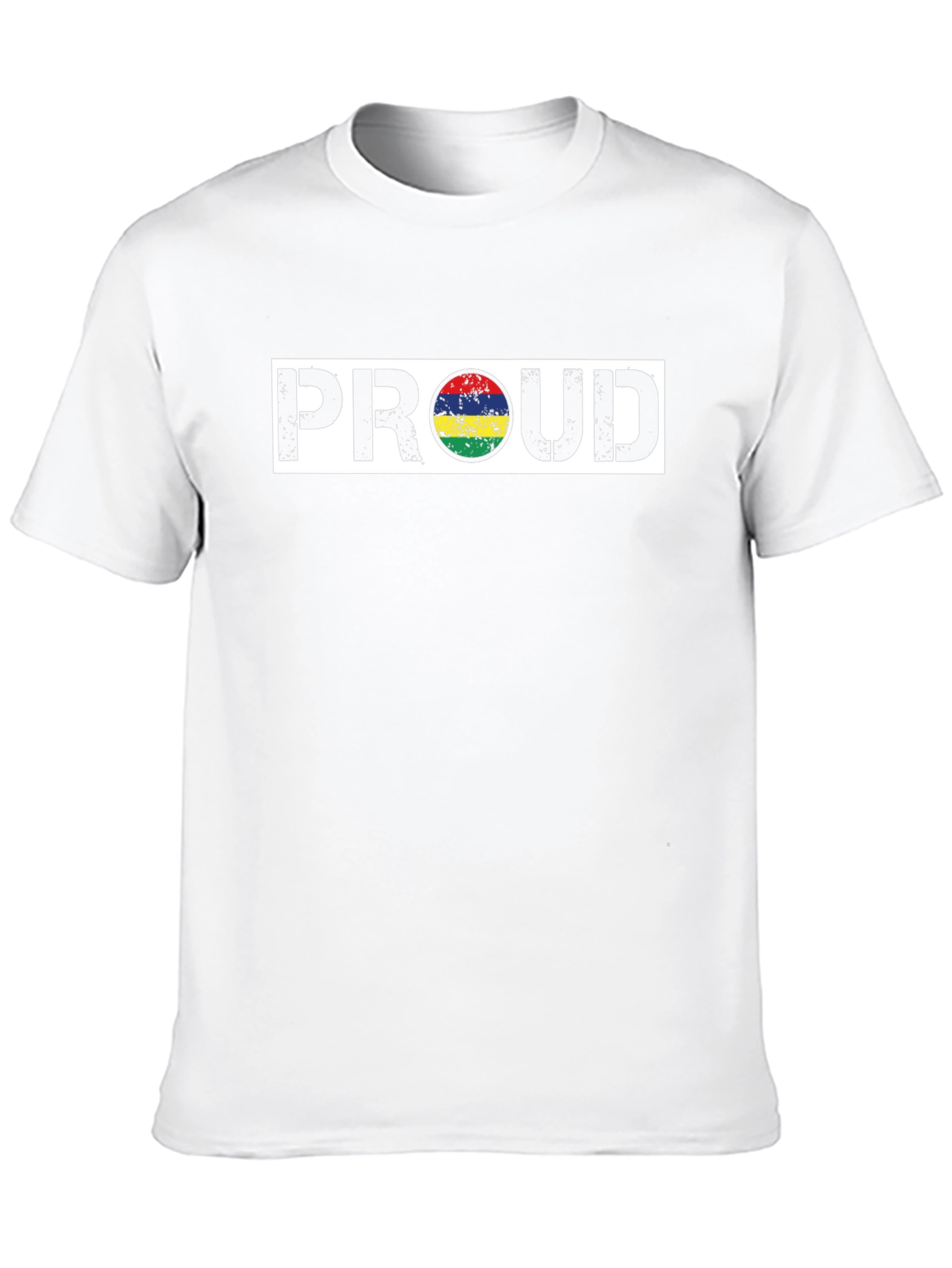 Proud Mauritius Flag T-Shirt - Black