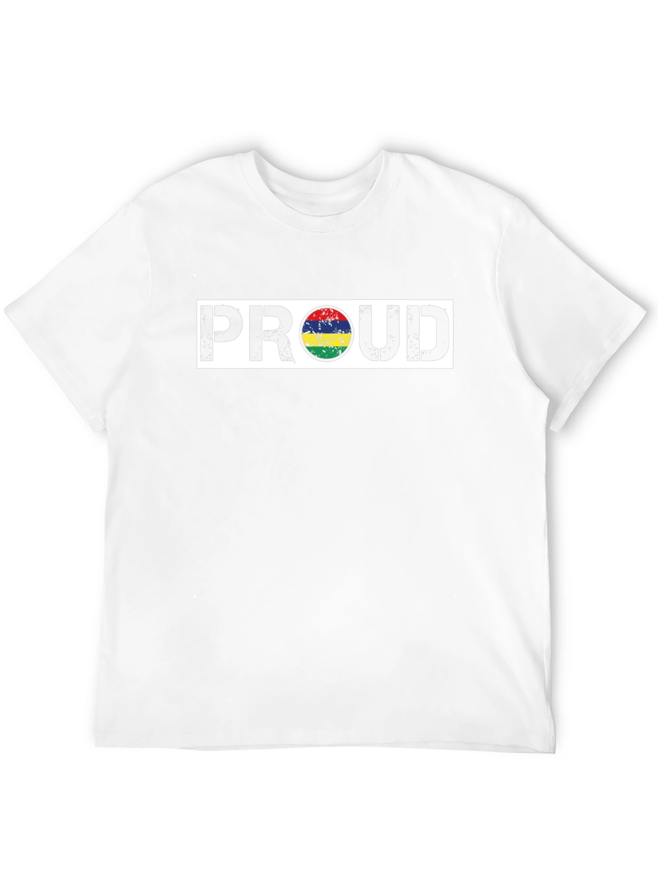 Proud Mauritius Flag T-Shirt - Black