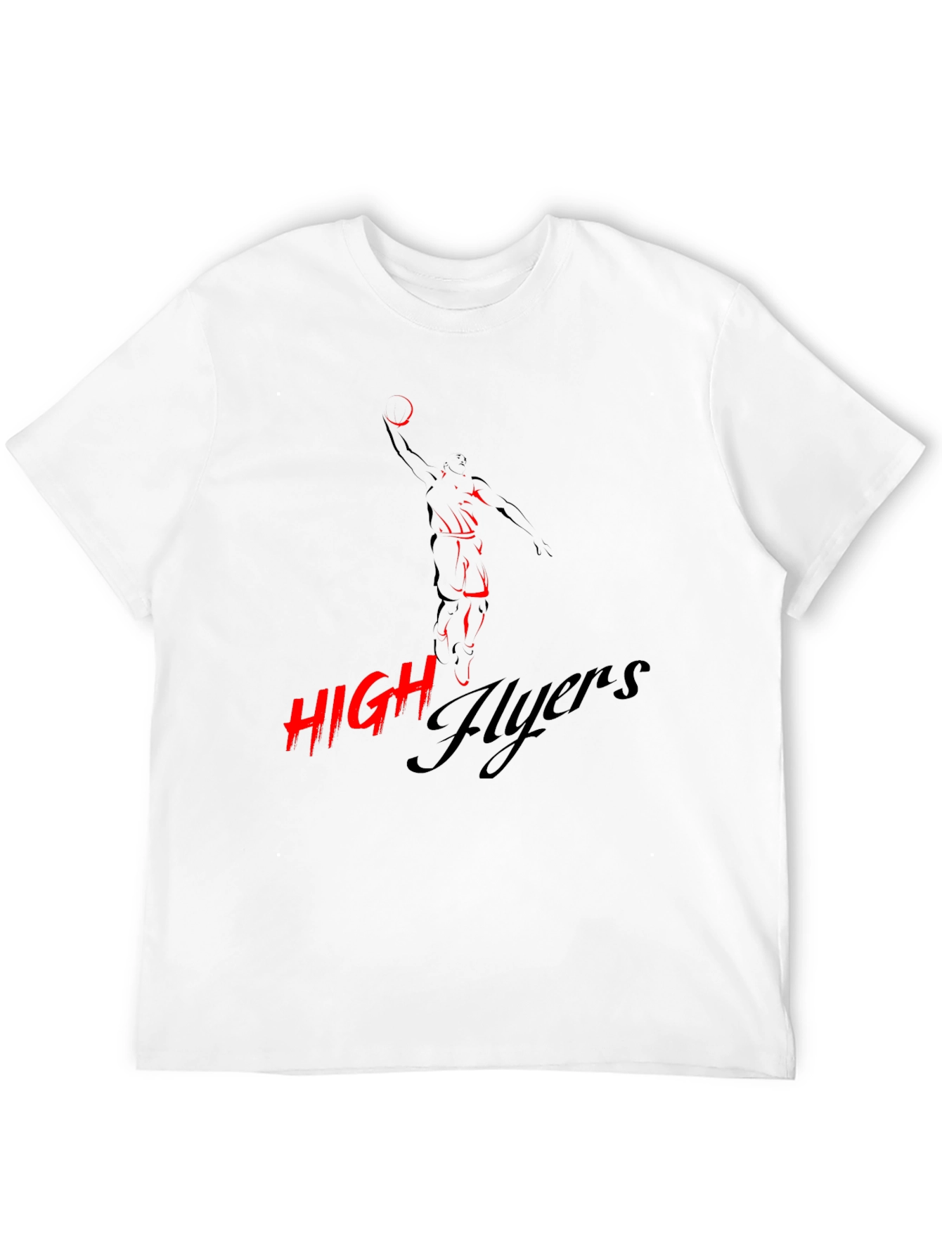 High Flyers Graphic Tee - Black Cotton T-Shirt