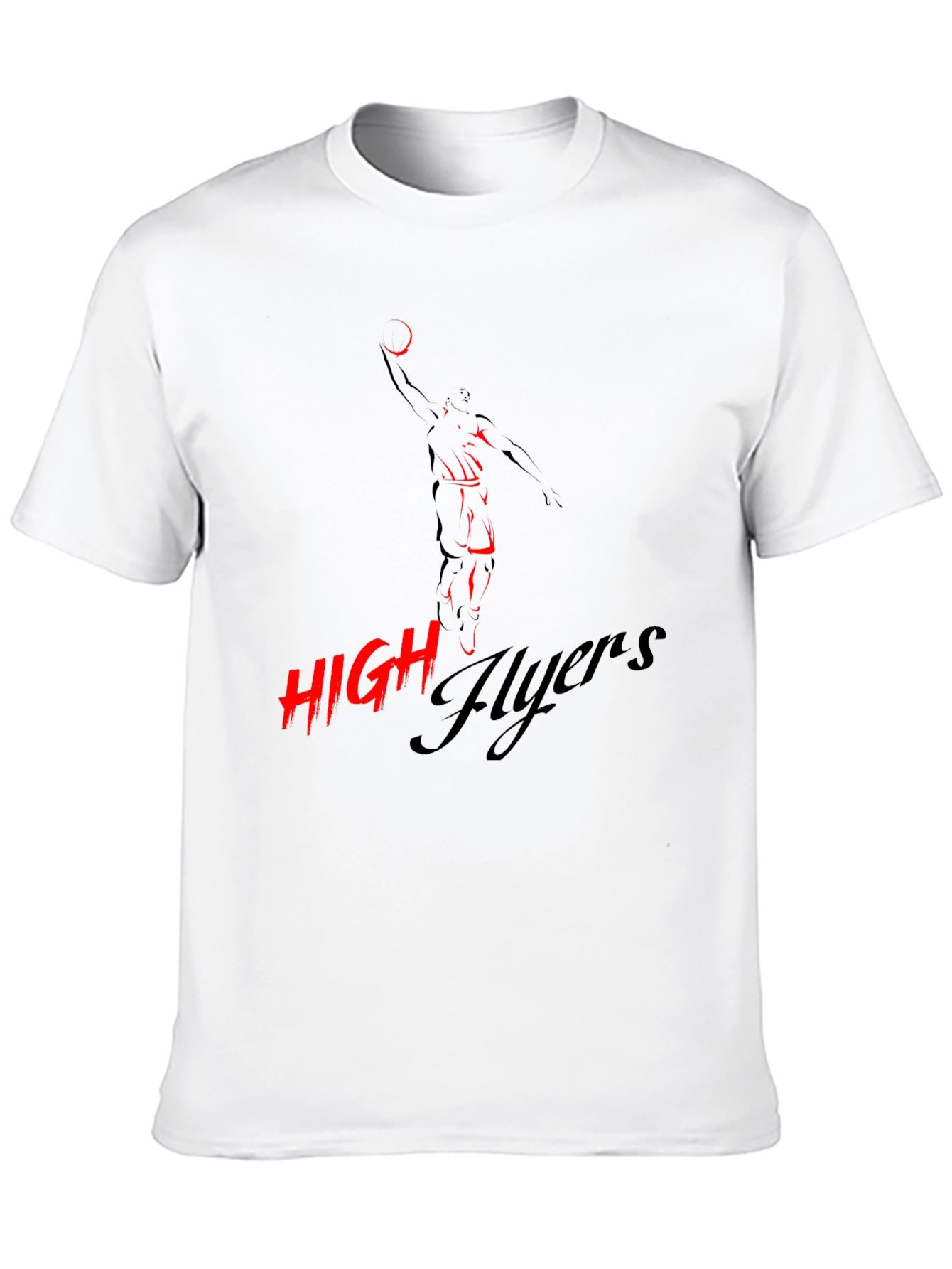 High Flyers Graphic Tee - Black Cotton T-Shirt