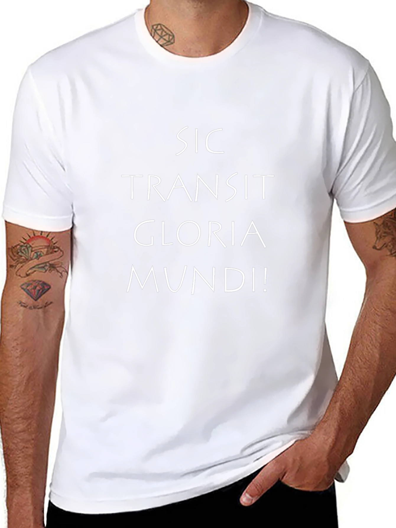 Sic Transit Gloria Mundi T-Shirt - Black