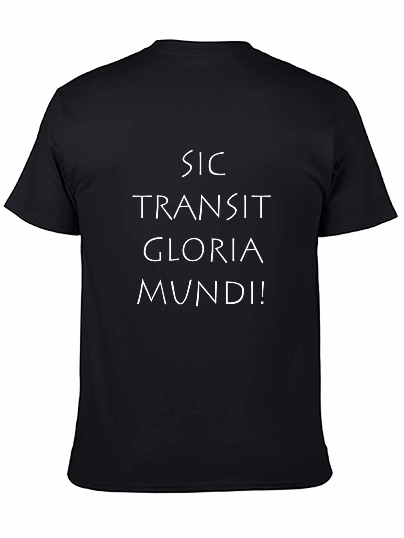 Sic Transit Gloria Mundi T-Shirt - Black