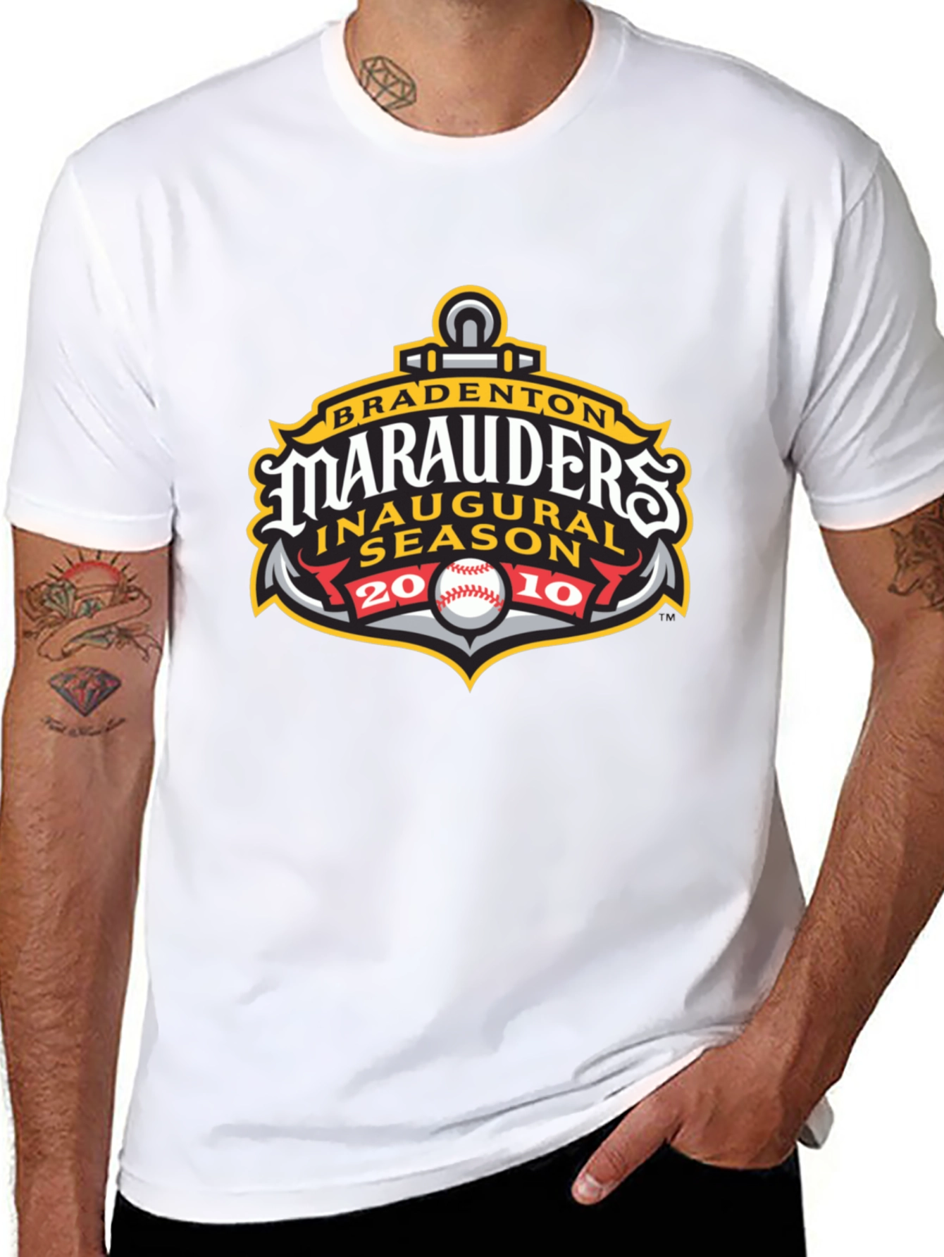 Bradenton Marauders Inaugural Season Baseball T-Shirt