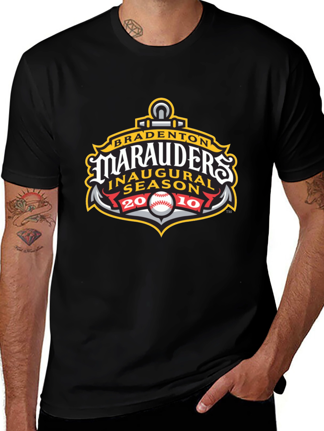 Bradenton Marauders Inaugural Season Baseball T-Shirt