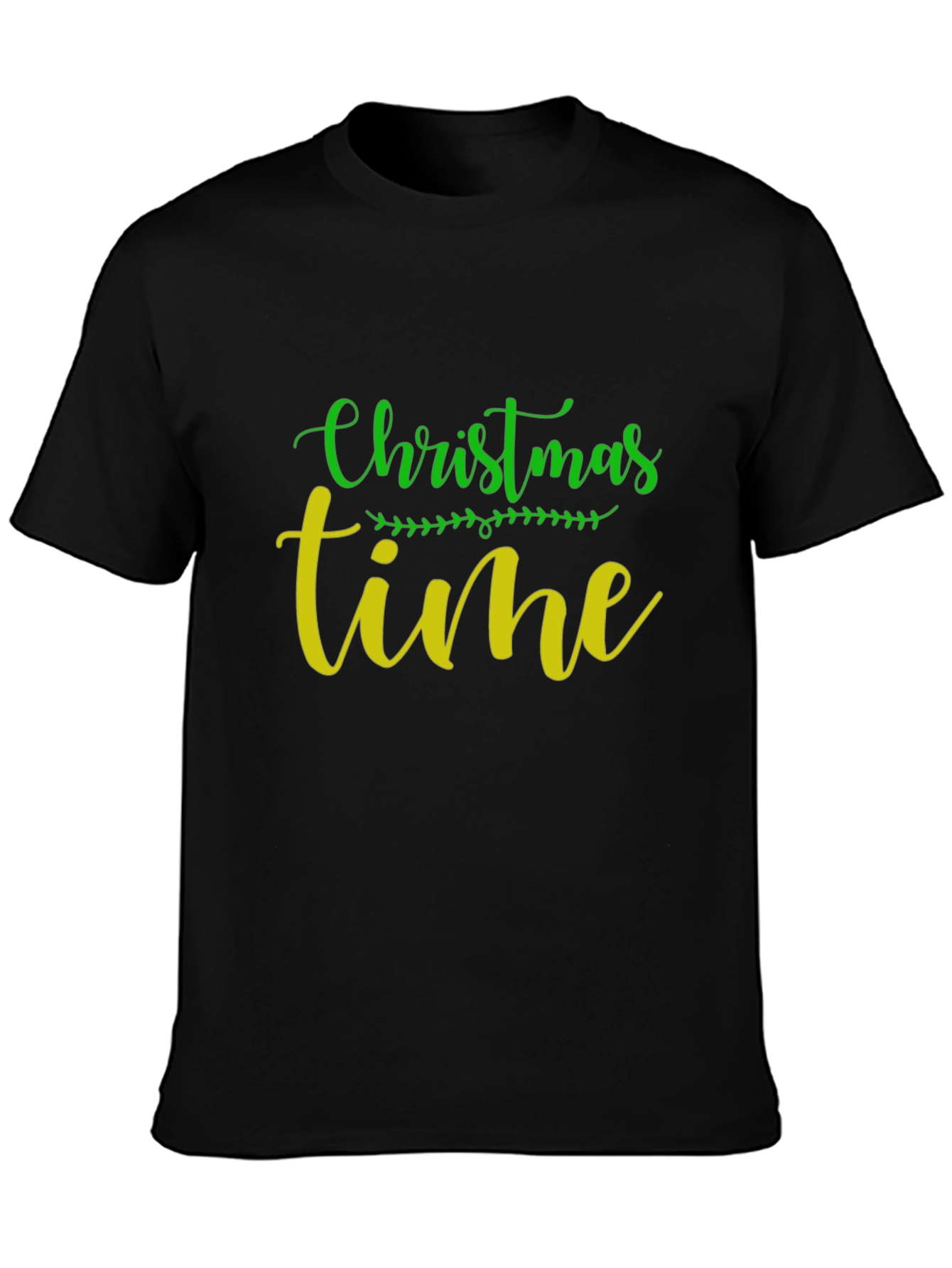 Christmas Time Graphic Tee - Holiday Season Shirt