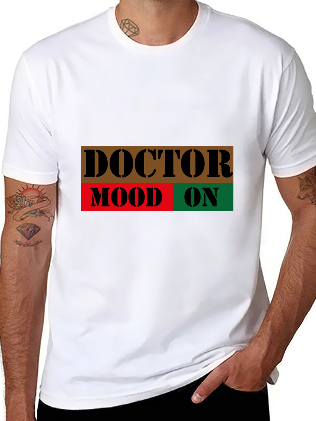 Doctor Mood On T-Shirt - Novelty Graphic Tee