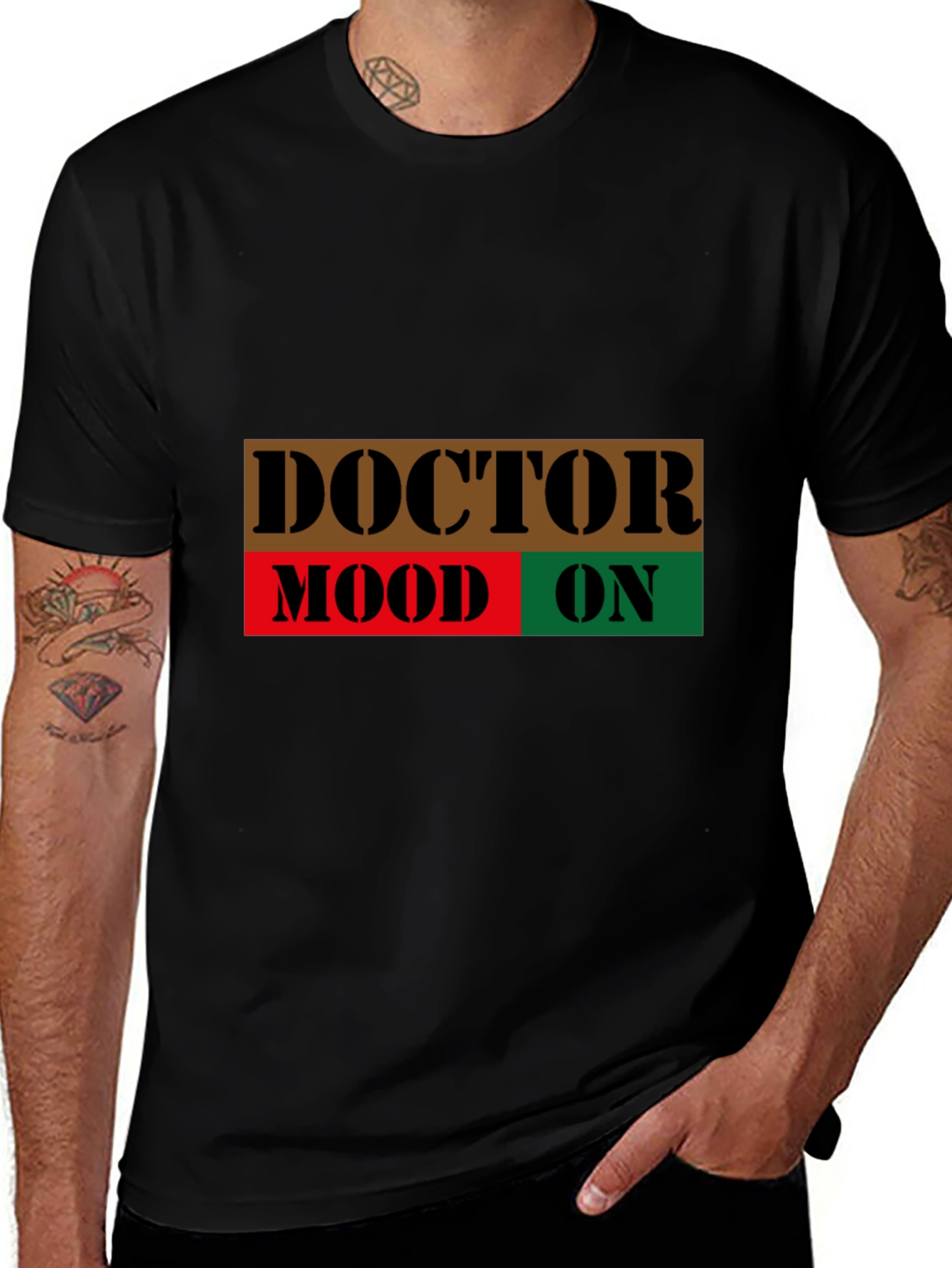 Doctor Mood On T-Shirt - Novelty Graphic Tee