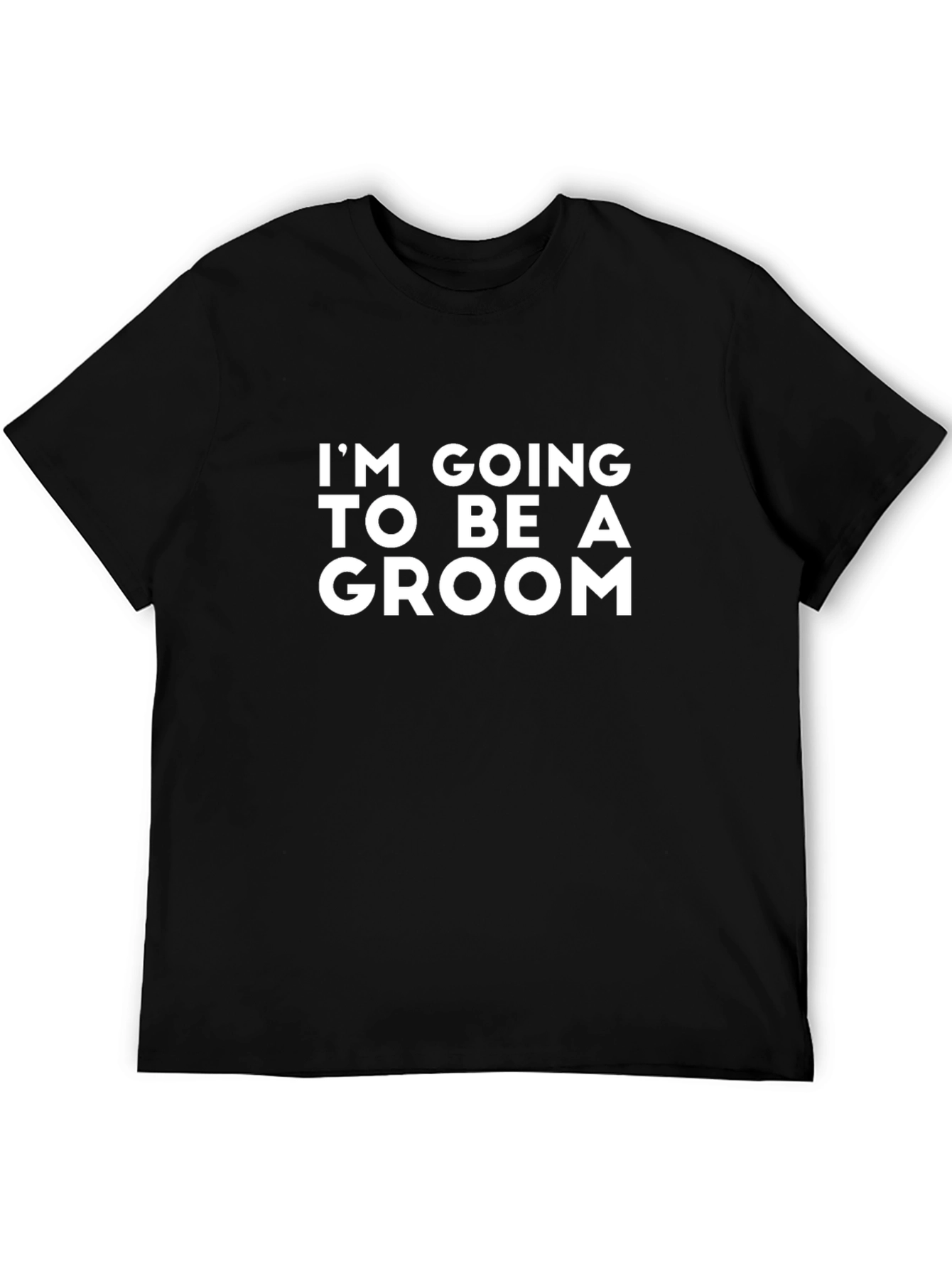 Groom To Be T-Shirt - Black Crew Neck