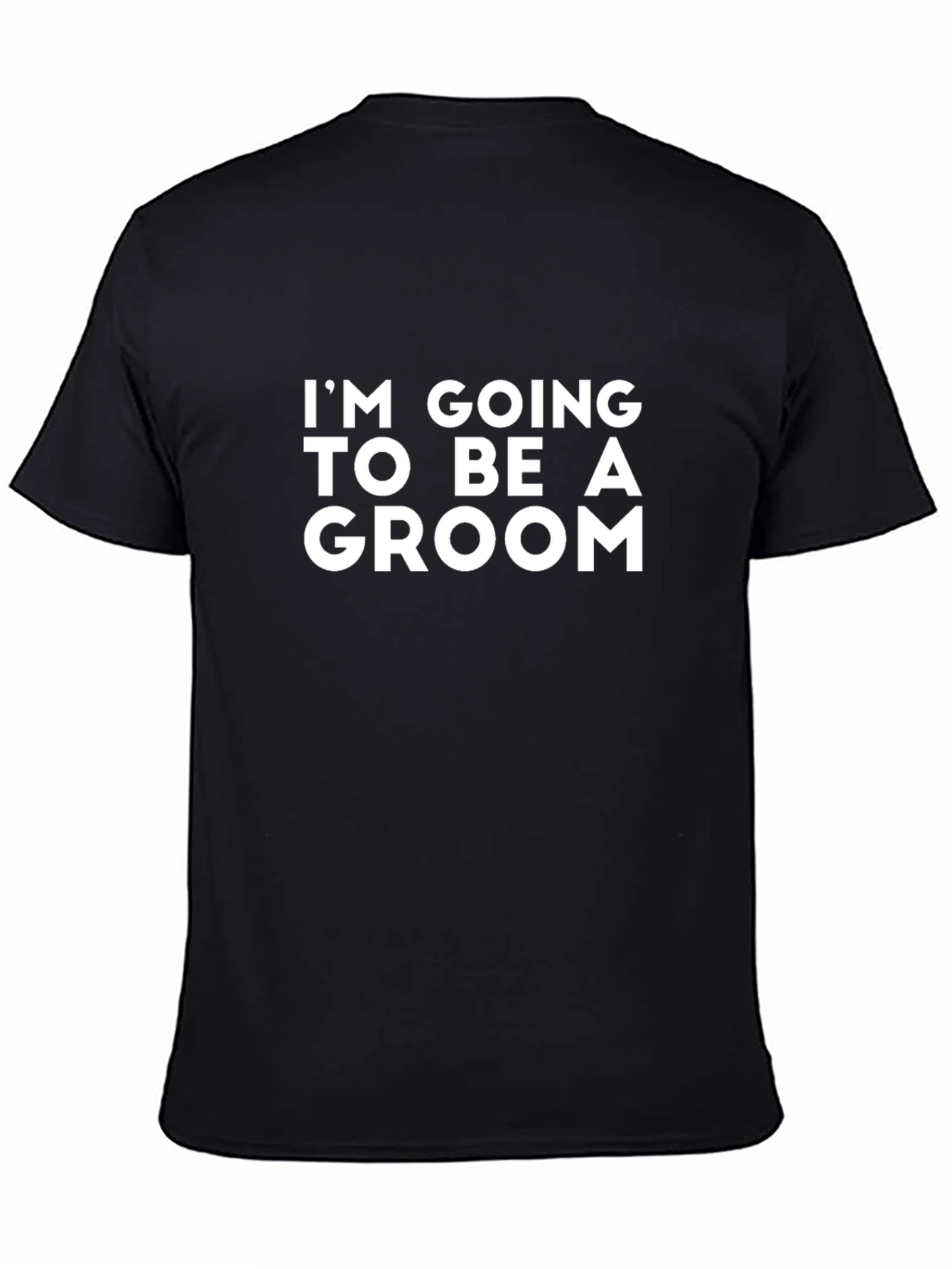 Groom To Be T-Shirt - Black Crew Neck