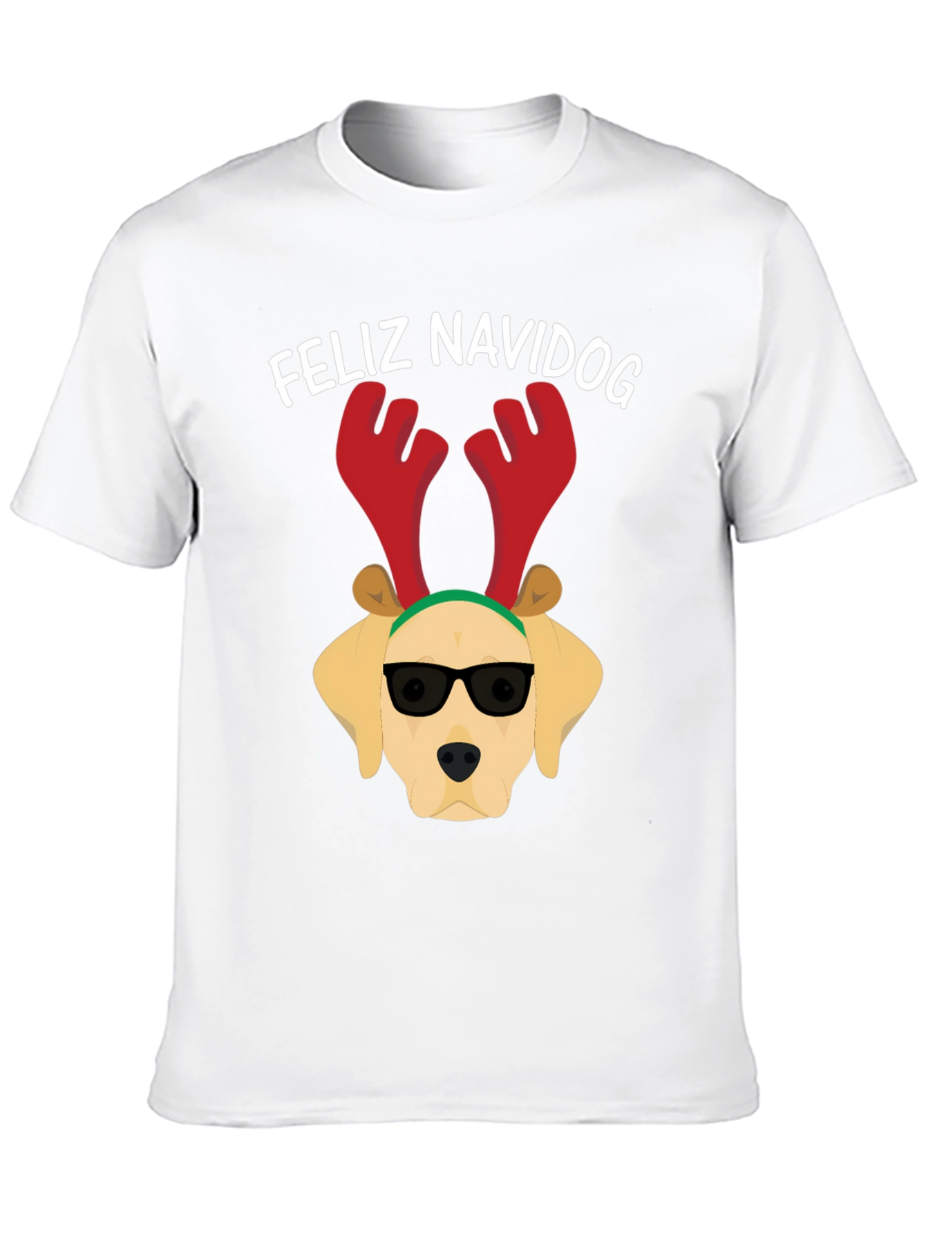 Feliz Navidog T-Shirt - Holiday Dog Tee