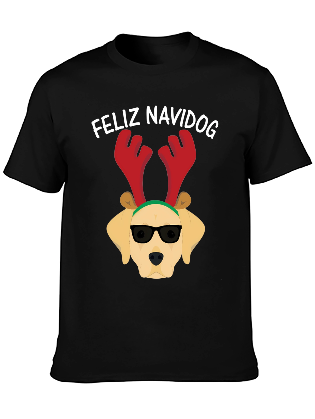 Feliz Navidog T-Shirt - Holiday Dog Tee