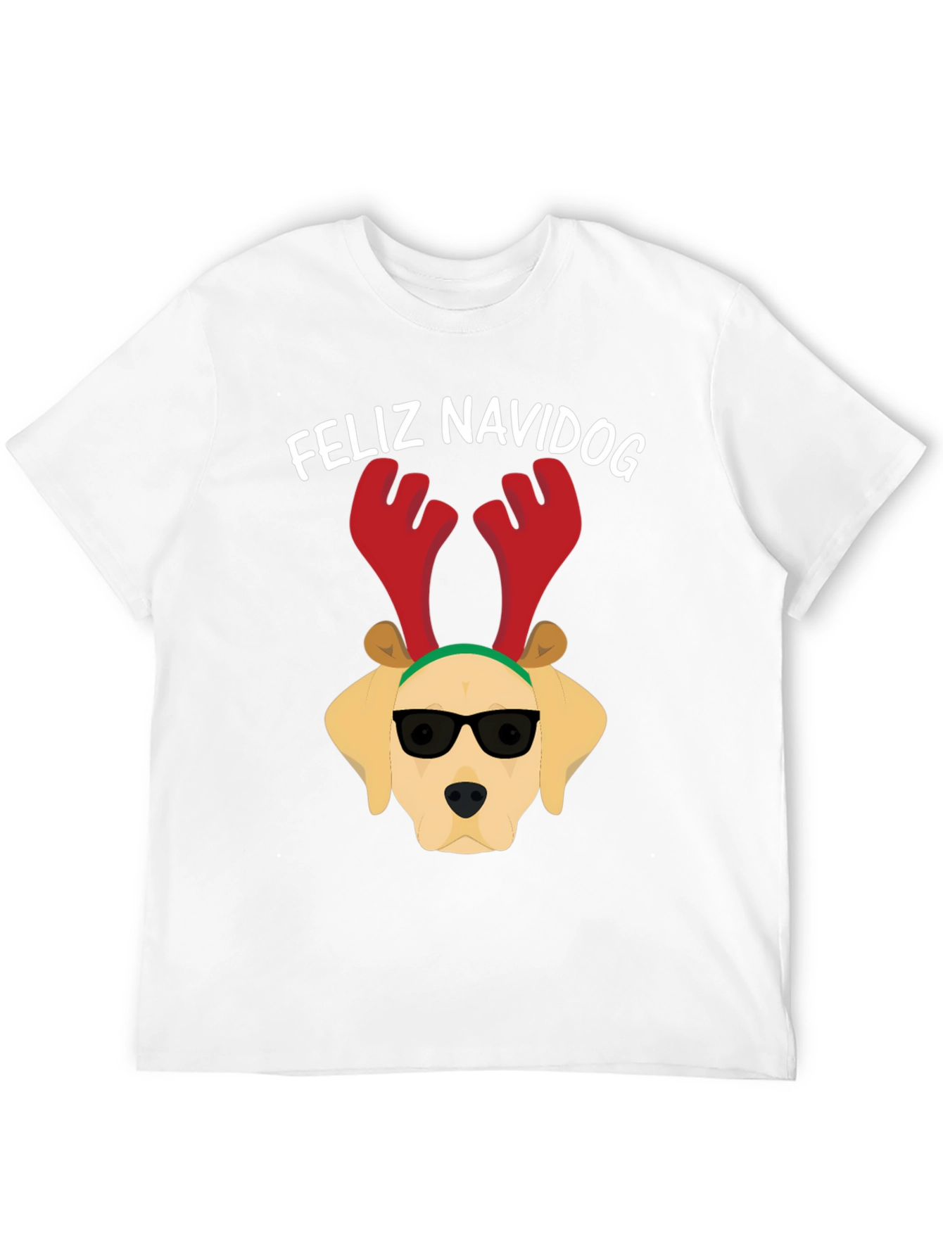 Feliz Navidog T-Shirt - Holiday Dog Tee