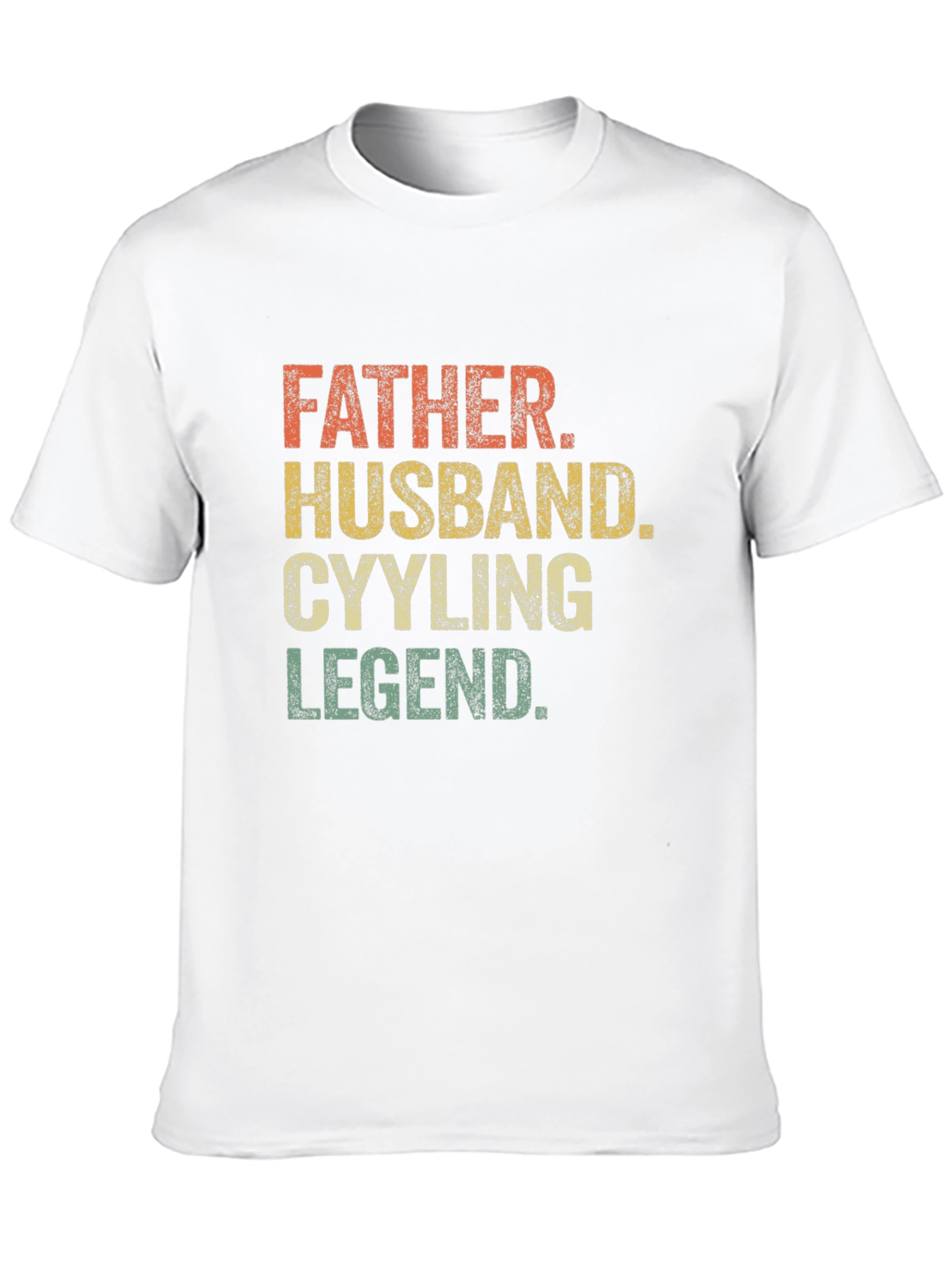Father Husband Cycling Legend Graphic T-Shirt