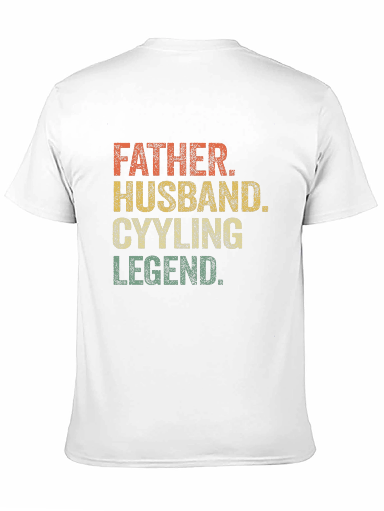 Father Husband Cycling Legend Graphic T-Shirt