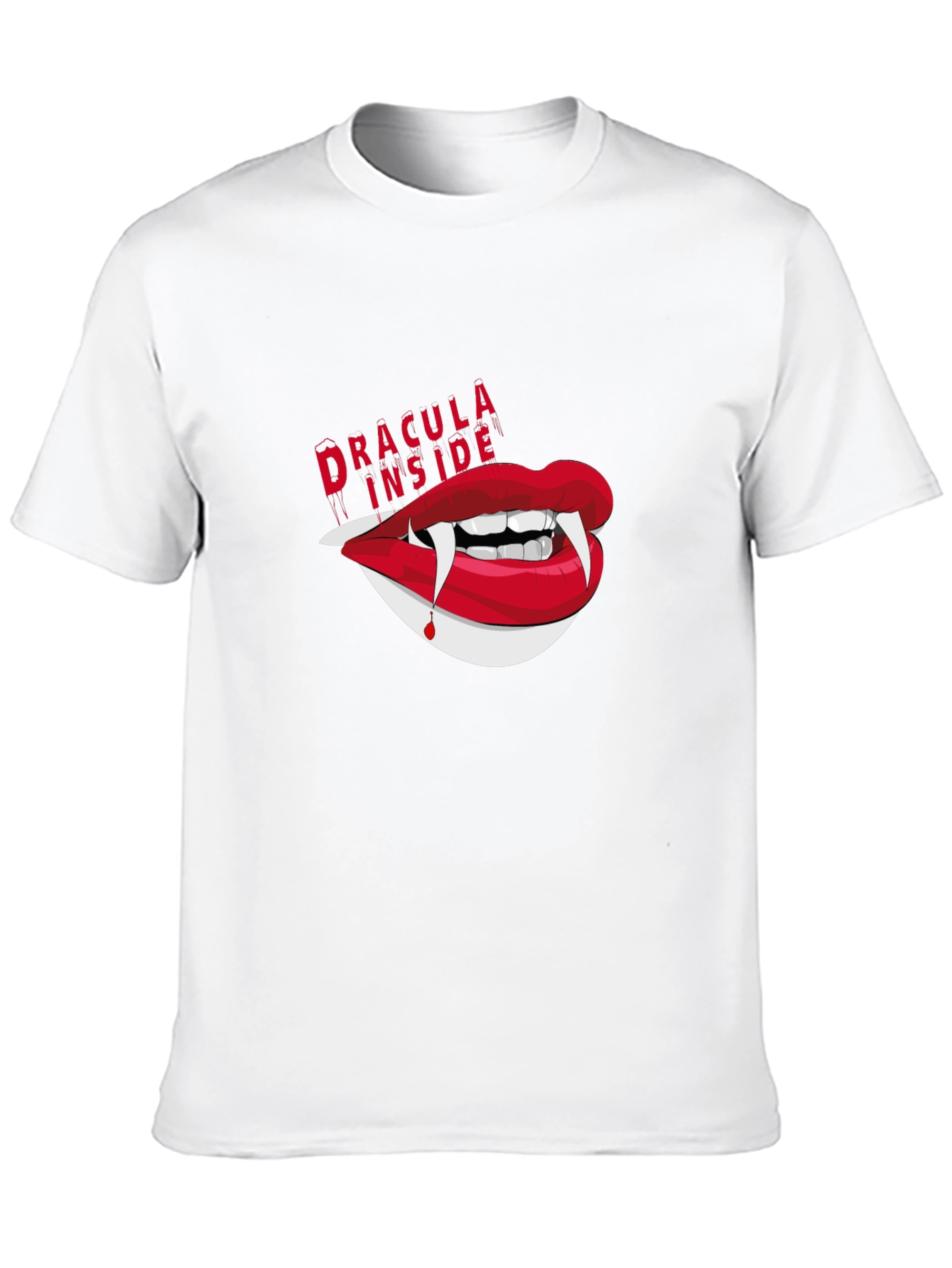 Dracula Inside Graphic Tee - Unisex Black T-Shirt
