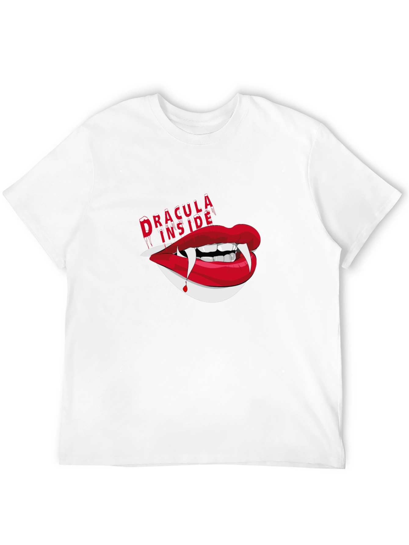 Dracula Inside Graphic Tee - Unisex Black T-Shirt
