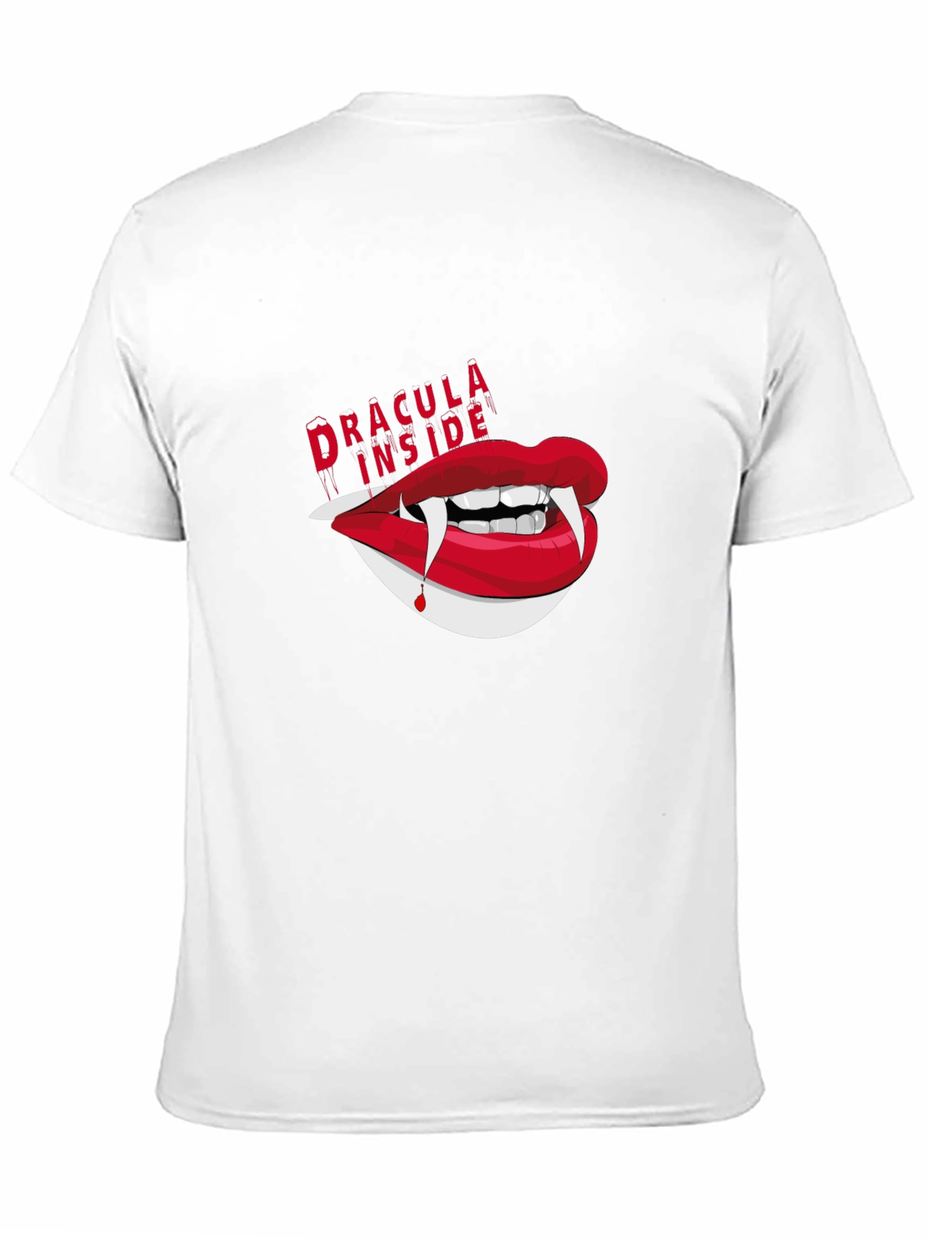 Dracula Inside Graphic Tee - Unisex Black T-Shirt