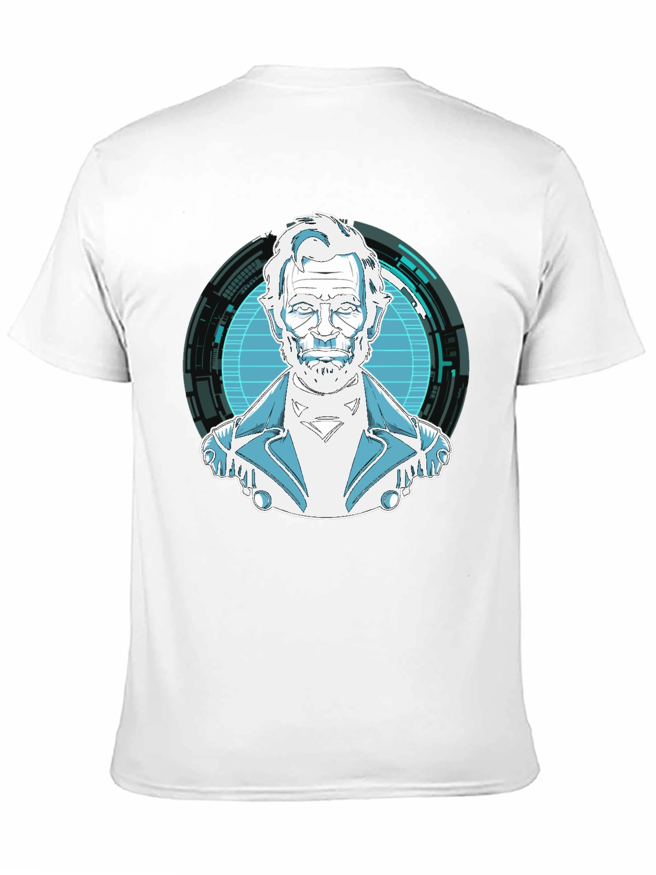 Sci-Fi Character Graphic Black T-Shirt