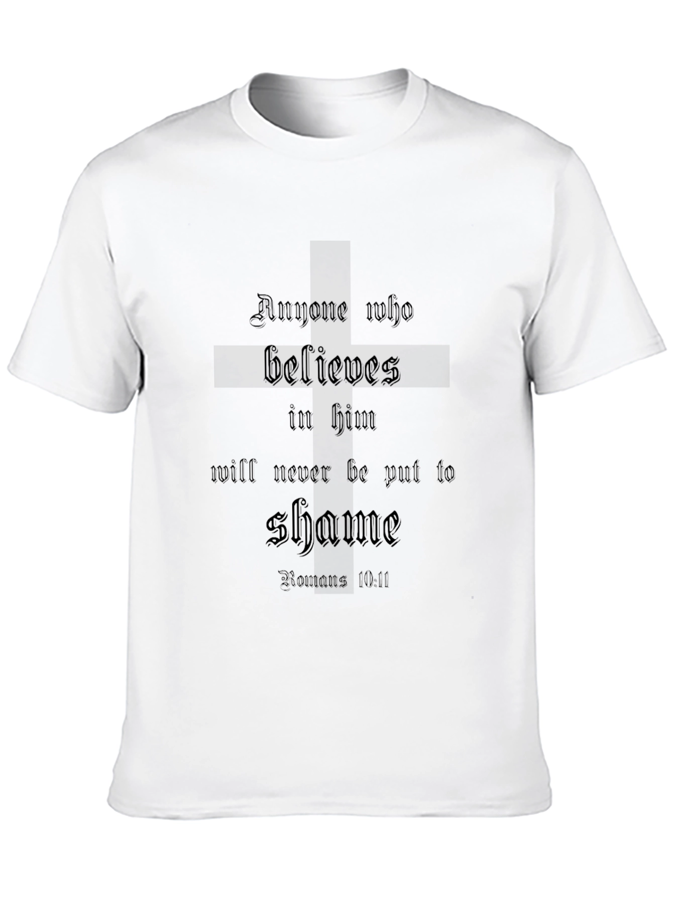 Faithful Words Tee - Black Christian Shirt