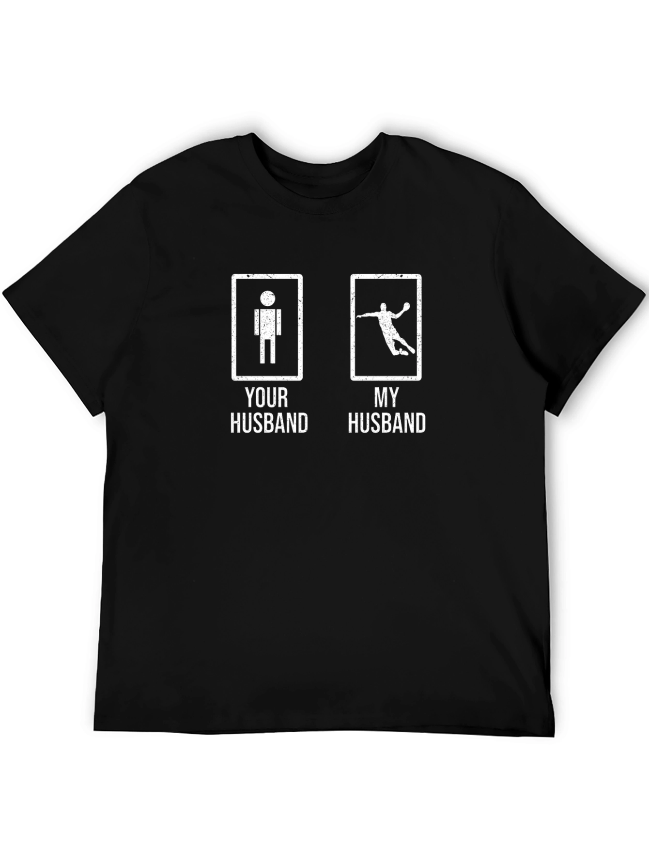 Funny Handball Husband Graphic T-Shirt