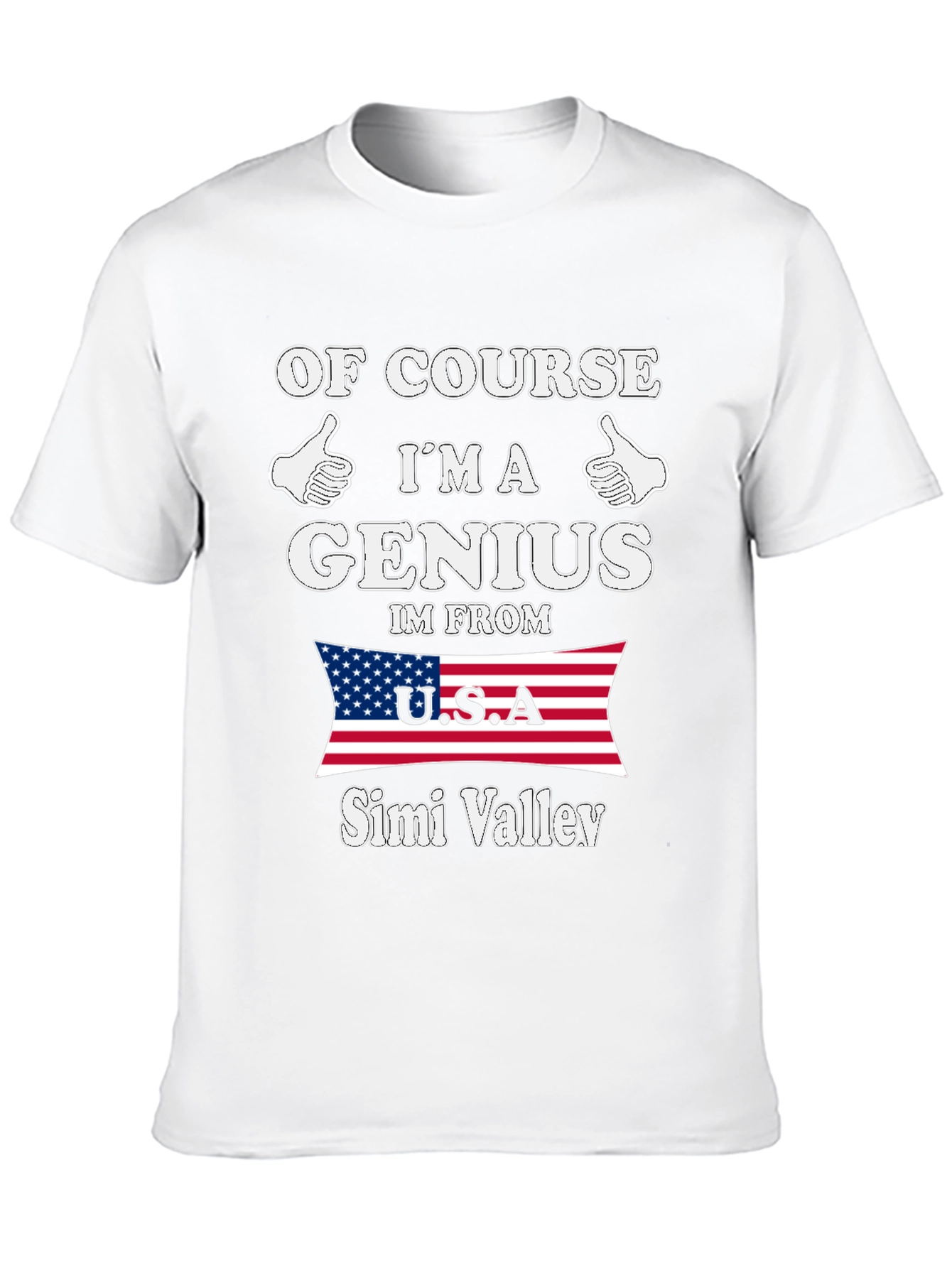 Genius From Simi Valley USA T-Shirt
