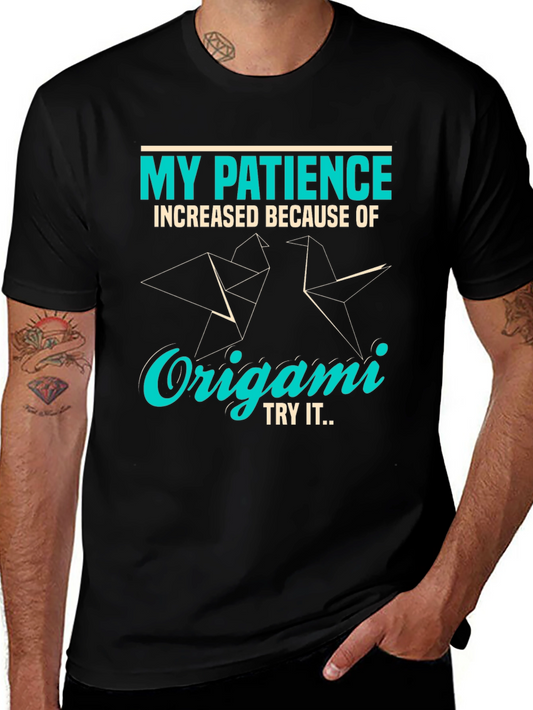 Origami Patience T-Shirt - Unique Graphic Tee