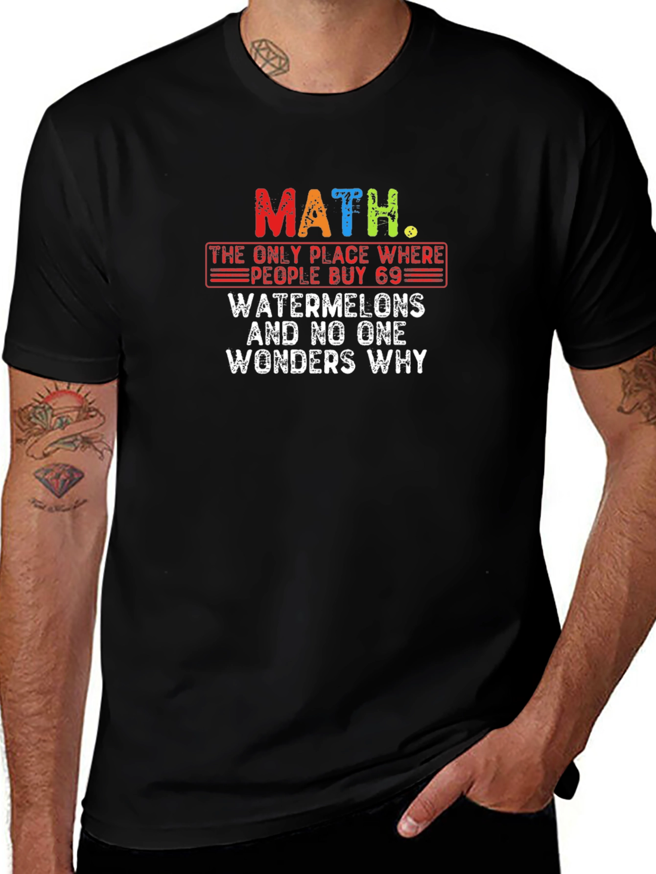 Math Watermelon Humor T-Shirt