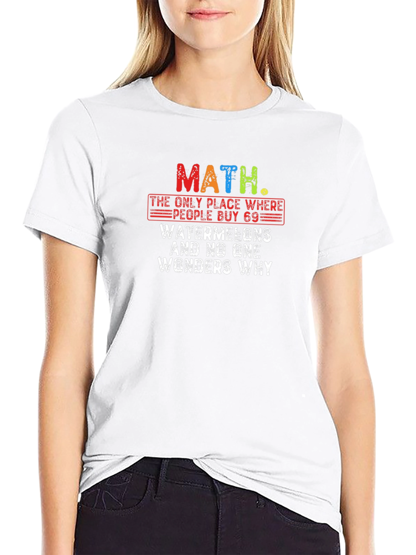 Math Watermelon Humor T-Shirt