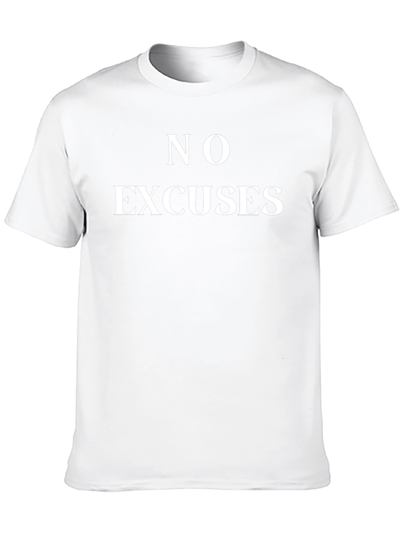 No Excuses Graphic T-Shirt - Black