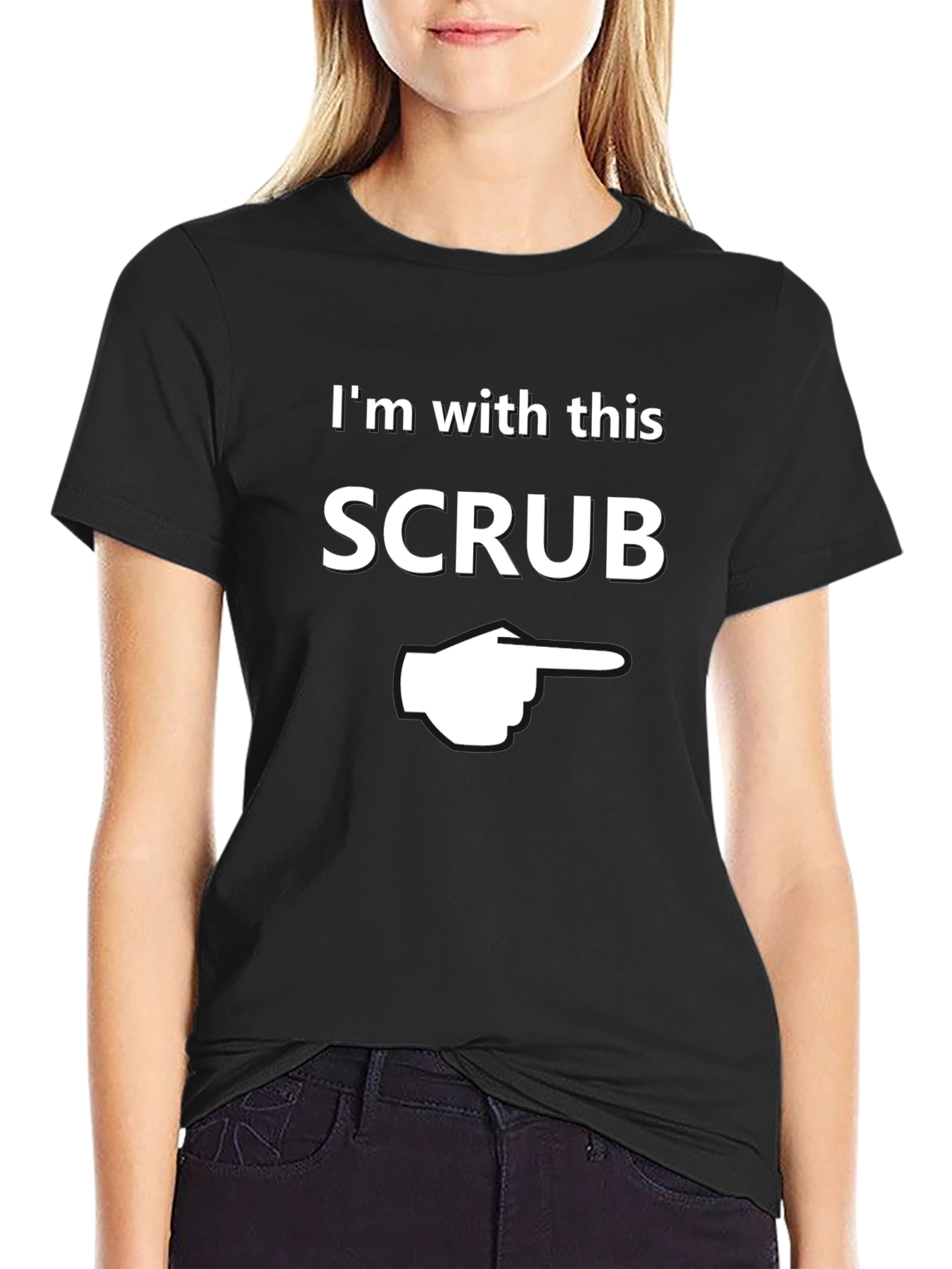Im With This Scrub T-Shirt Funny Novelty Gift